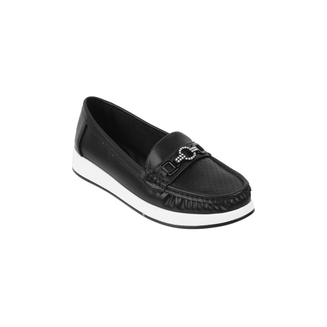 Mochi Women Black Casual Loafers (SKU: 31-548-11-36)