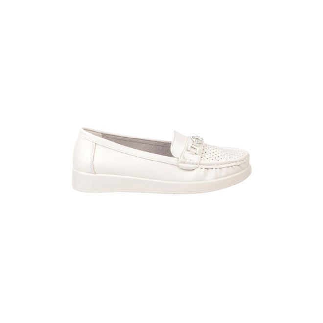 Mochi Women White Casual Loafers (SKU: 31-548-16-36)