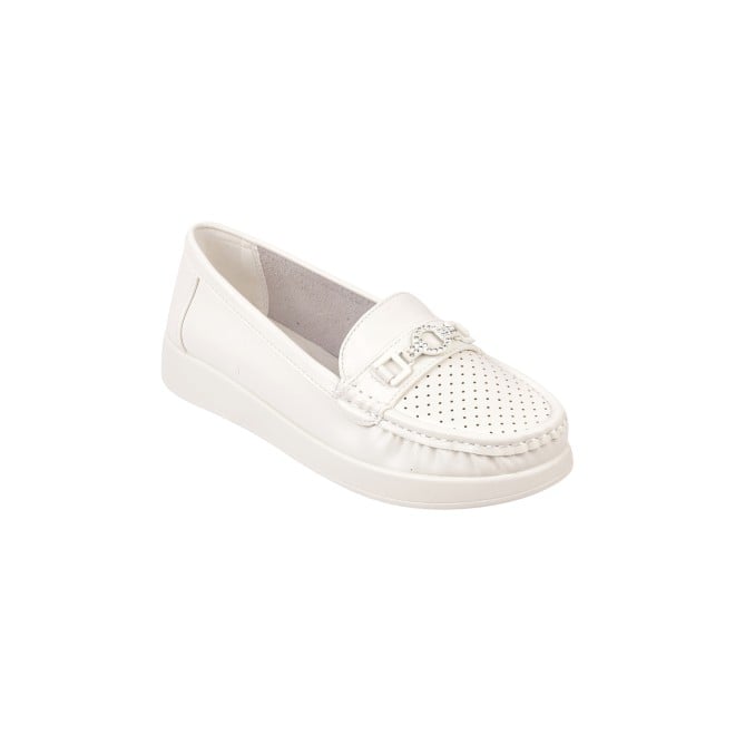 Mochi Women White Casual Loafers (SKU: 31-548-16-37)