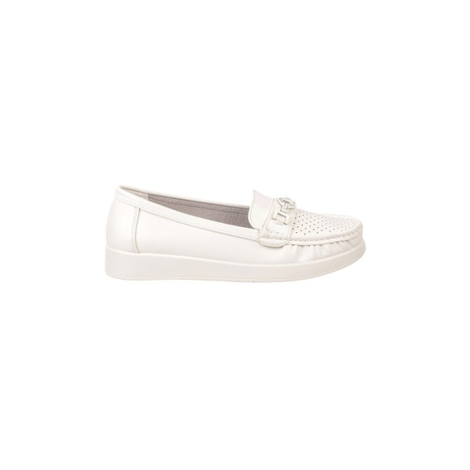 Mochi Women White Casual Loafers (SKU: 31-548-16-37)