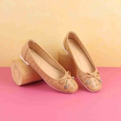 Women Beige Casual Ballerinas