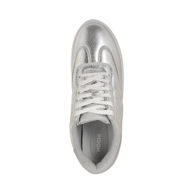 Mochi Women Silver Casual Sneakers (SKU: 31-565-27-36)