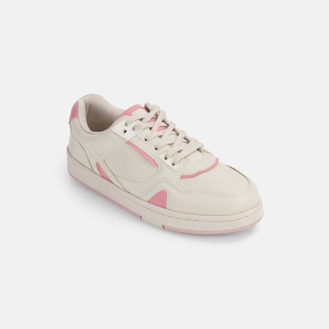 Mochi Women Beige Casual Sneakers