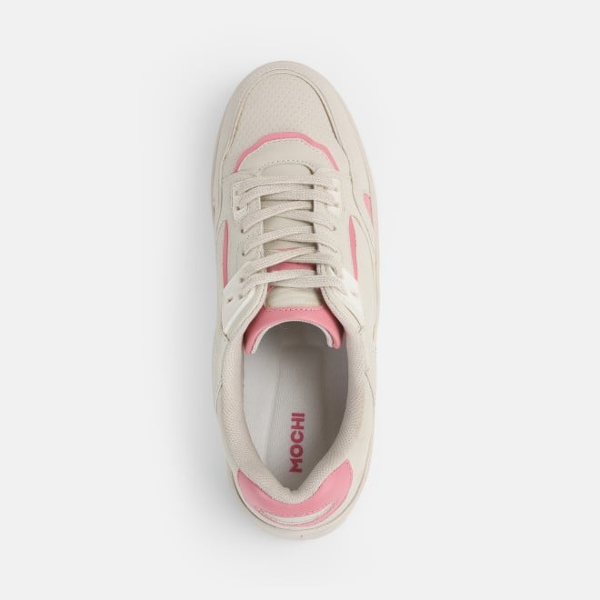 Mochi Women Beige Casual Sneakers (SKU: 31-566-20-36)