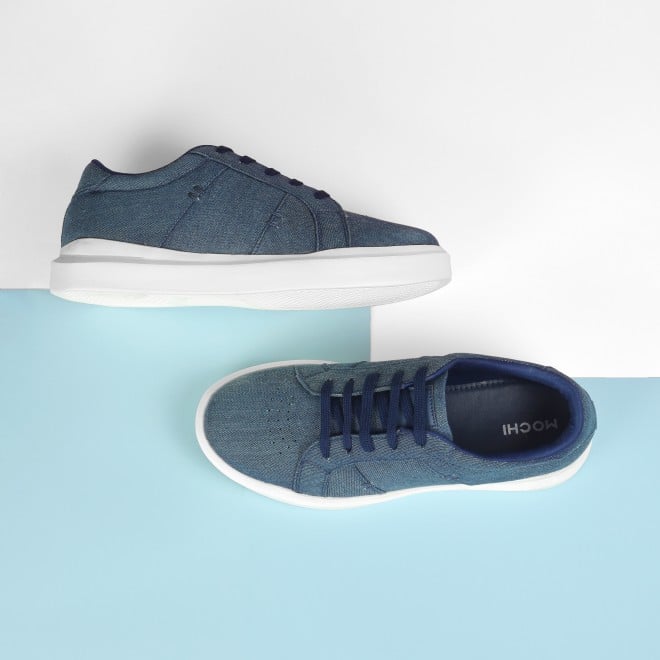 Mochi Women Blue Casual Sneakers