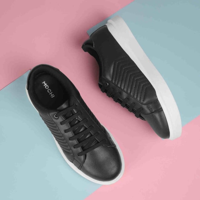 Mochi Women Black Casual Sneakers (SKU: 31-637-11-39)