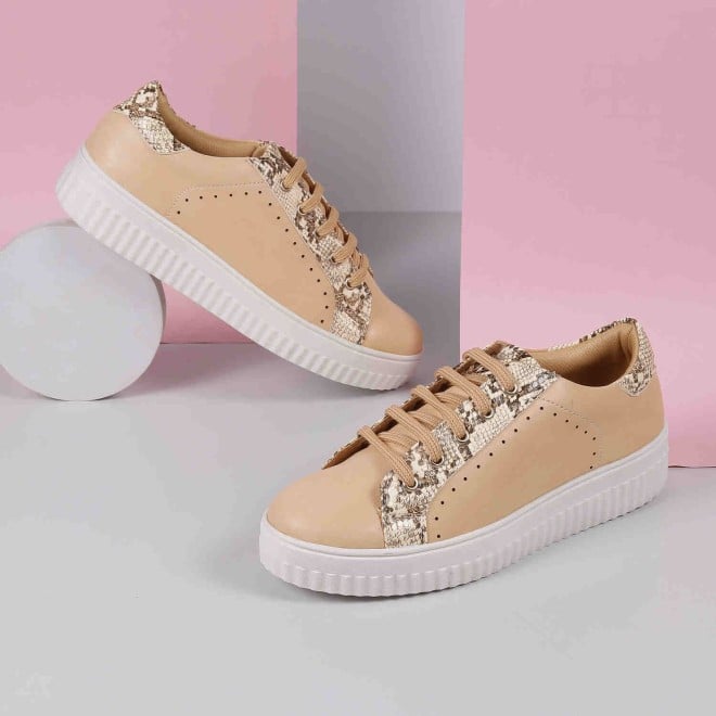 Mochi Women Off-white Casual Sneakers (SKU: 31-640-66-38)