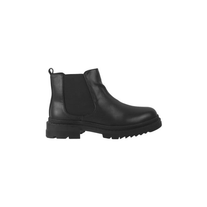 Mochi Women Black Casual Boots (SKU: 31-655-11-36)