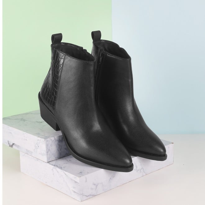 Mochi Women Black Party Boots