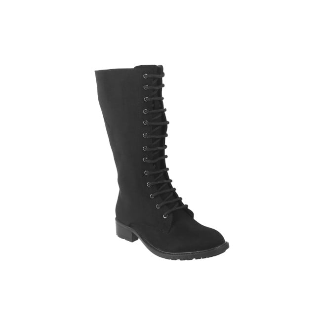 Mochi Women Black Casual Boots (SKU: 31-661-11-36)