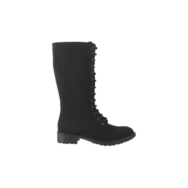 Mochi Women Black Casual Boots (SKU: 31-661-11-36)