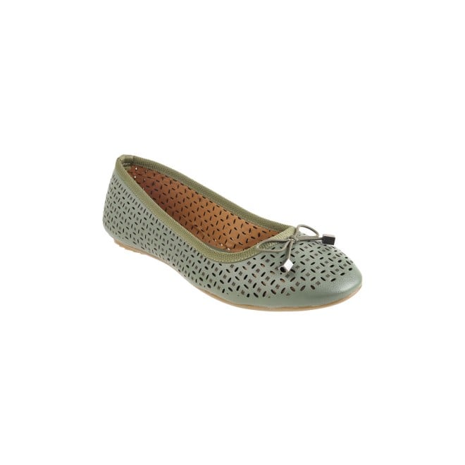 Mochi Women Light-green Casual Ballerinas (SKU: 31-667-60-36)