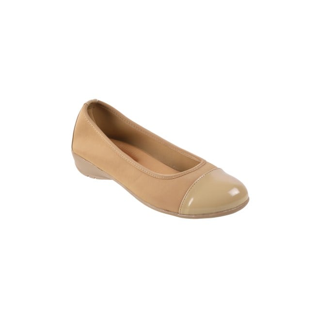 Mochi Women Beige Casual Ballerinas (SKU: 31-670-20-36)