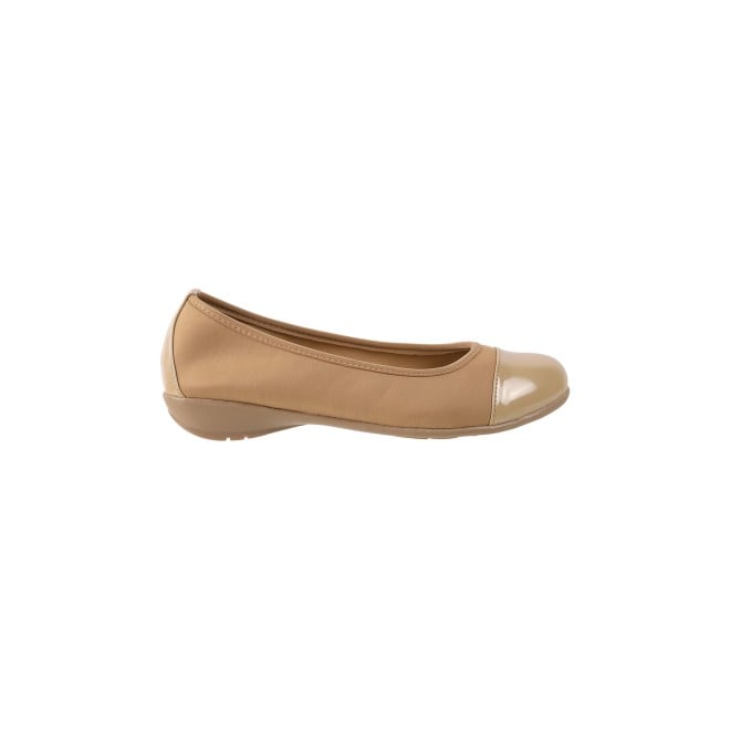 Mochi Women Beige Casual Ballerinas (SKU: 31-670-20-36)