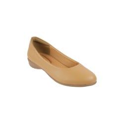 Women Beige Casual Slip-Ons