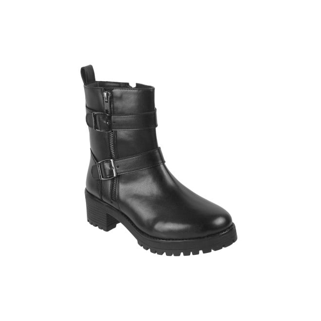 Mochi Women Black Casual Boots (SKU: 31-689-11-36)