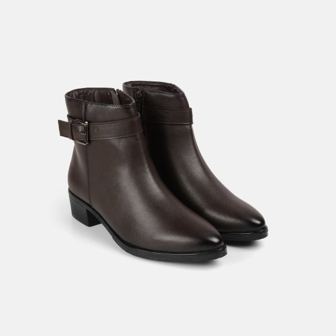 Mochi Women Brown Party Boots (SKU: 31-69-12-36)