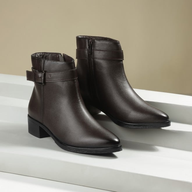 Mochi Women Brown Party Boots (SKU: 31-69-12-36)