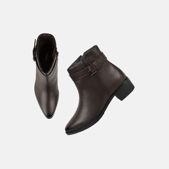 Mochi Women Brown Party Boots (SKU: 31-69-12-36)