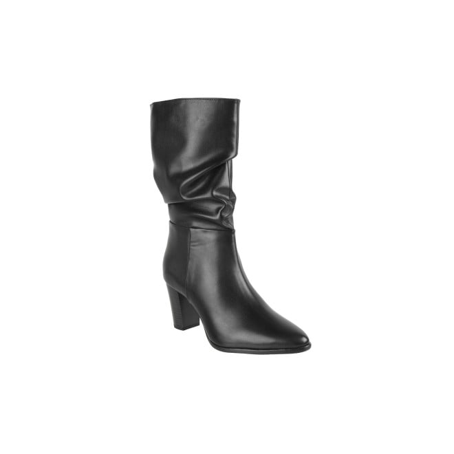 Mochi Women Black Casual Boots (SKU: 31-690-11-36)