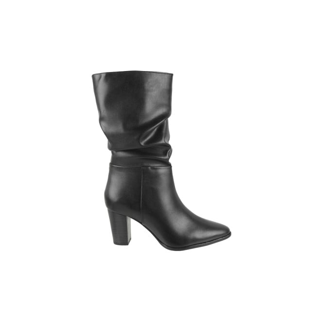 Mochi Women Black Casual Boots (SKU: 31-690-11-36)