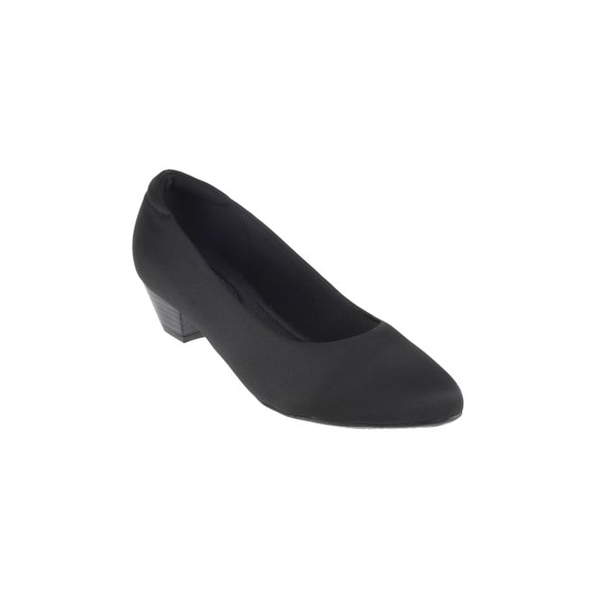 Mochi Women Black Casual Pumps