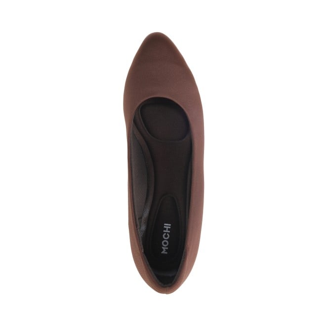 Mochi Women Brown Casual Pumps (SKU: 31-696-12-36)