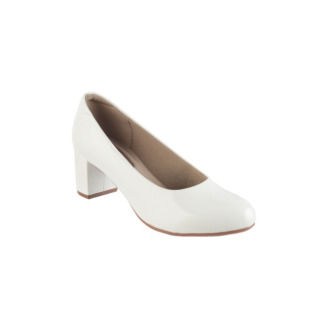 Mochi Women White Formal Slip-Ons (SKU: 31-697-16-36)