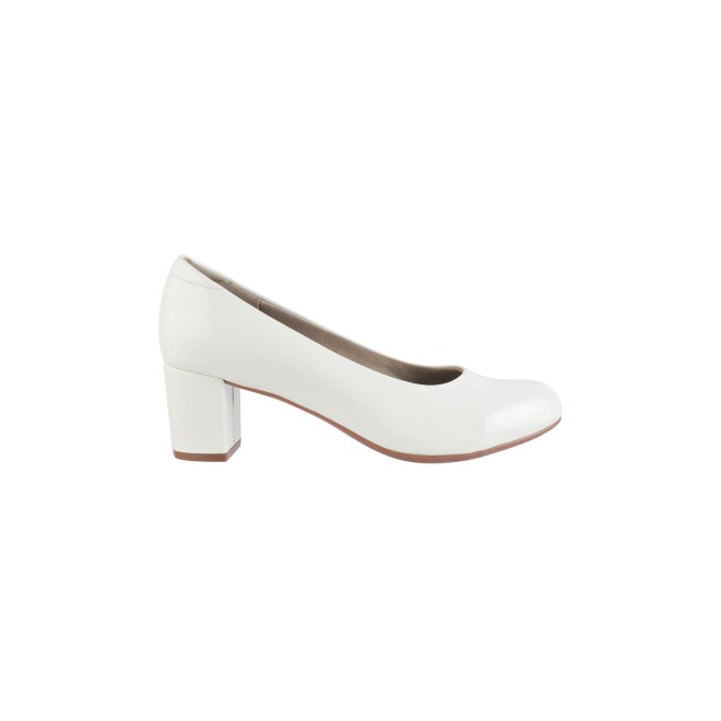 Mochi Women White Formal Slip-Ons (SKU: 31-697-16-36)