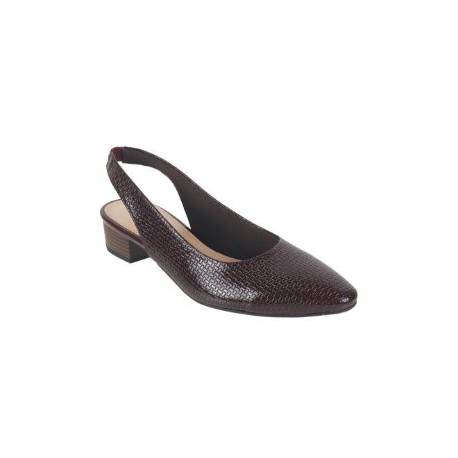 Mochi Women Maroon Formal Sandals