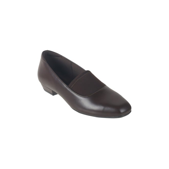 Mochi Women Brown Formal Pumps