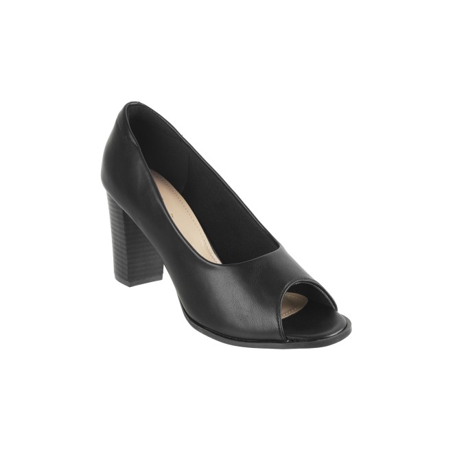 Mochi Women Black Casual Peep Toes (SKU: 31-703-11-40)