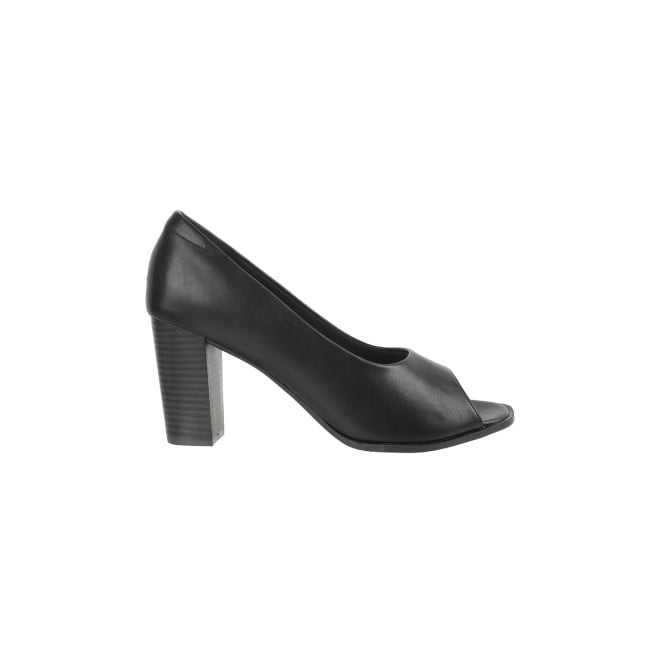 Mochi Women Black Casual Peep Toes (SKU: 31-703-11-40)