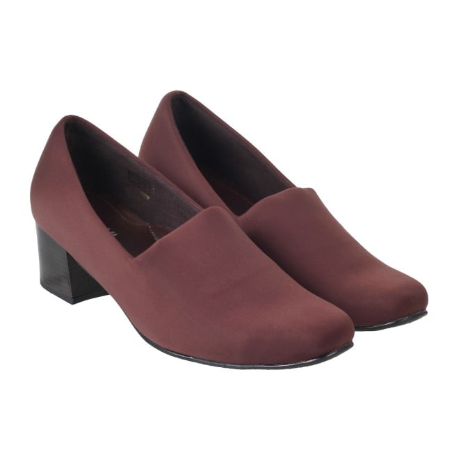 Mochi Women Brown Casual Pumps