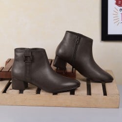 Women Brown Party Boots