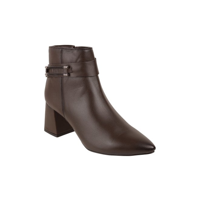 Mochi Women Brown Party Boots