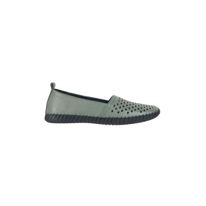 Mochi Women Green Casual Ballerinas (SKU: 31-758-21-36)