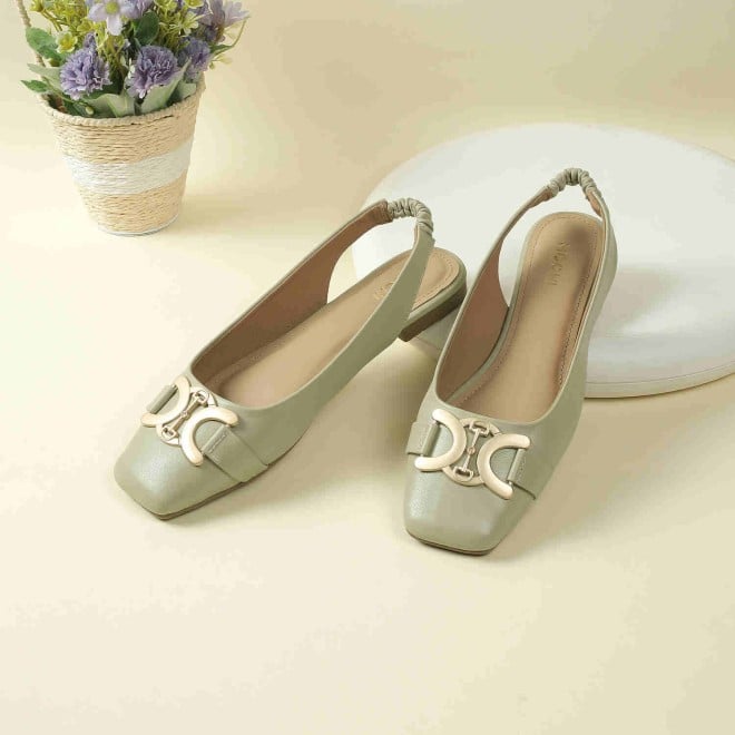 Mochi Women Green Casual Clogs (SKU: 31-765-21-38)
