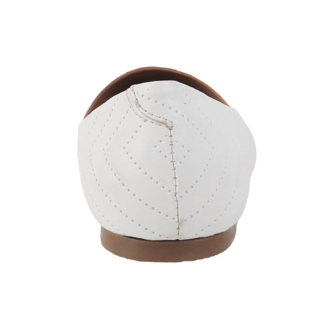 Mochi Women White Casual Ballerinas (SKU: 31-766-16-38)