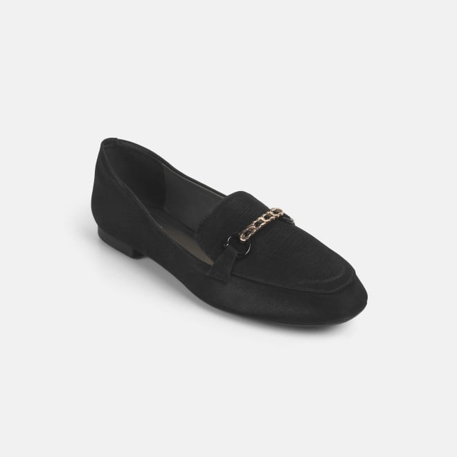 Mochi Women Black Casual Ballerinas