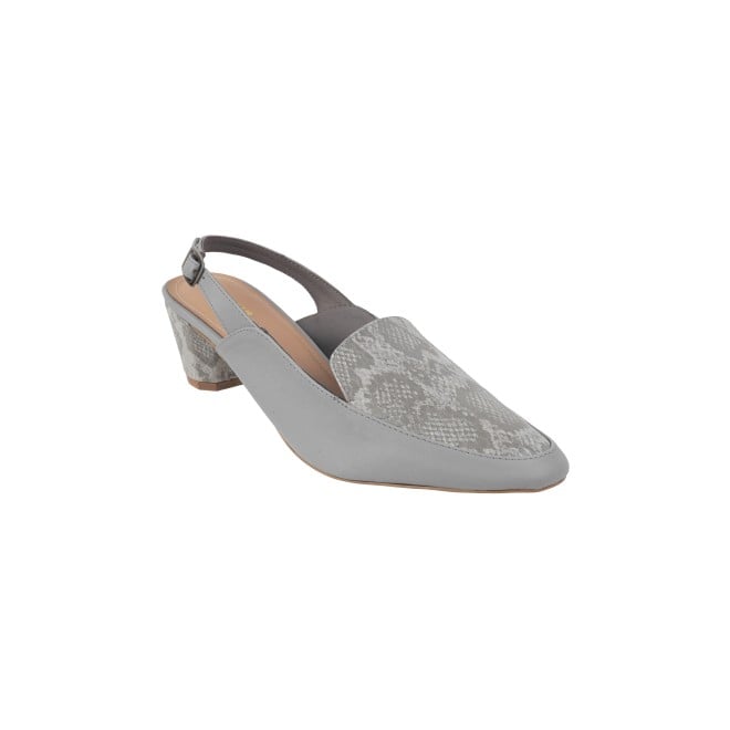 Mochi Women Grey Formal Sandals