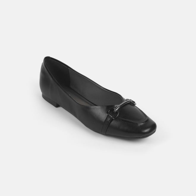 Mochi Women Black Casual Ballerinas