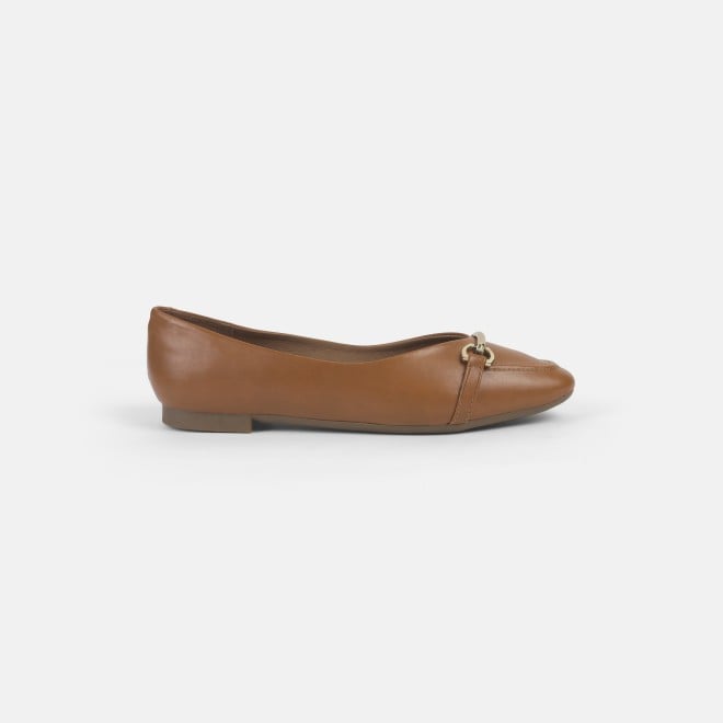 Mochi Women Tan Casual Ballerinas (SKU: 31-774-23-36)