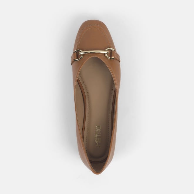 Mochi Women Tan Casual Ballerinas (SKU: 31-774-23-36)