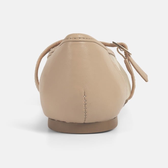 Mochi Women Beige Casual Ballerinas (SKU: 31-777-20-36)