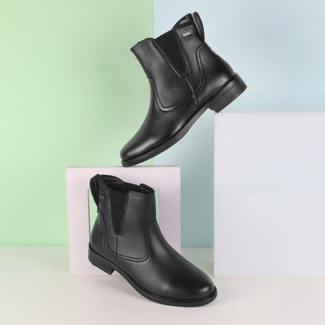 Mochi Women Black Party Boots