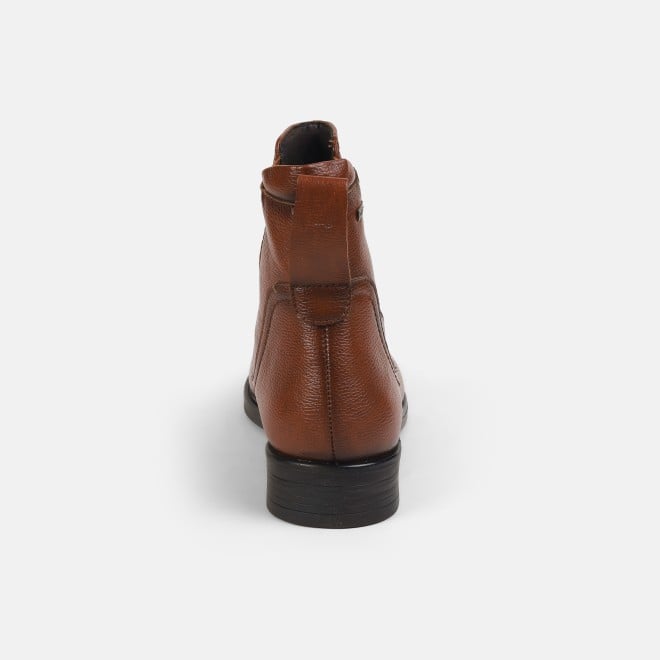 Mochi Women Tan Party Boots (SKU: 31-796-23-36)