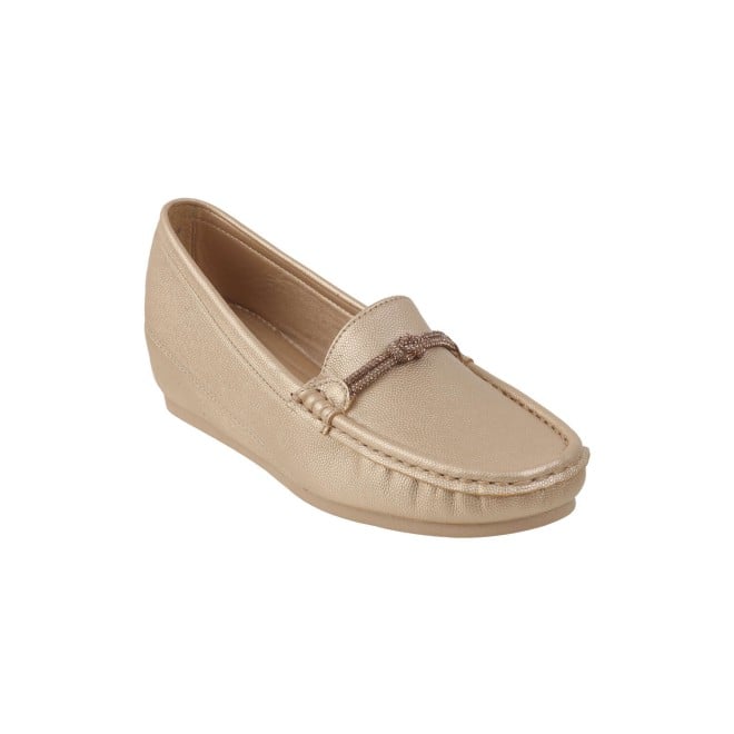 Mochi Women Gold Casual Loafers (SKU: 31-800-15-36)