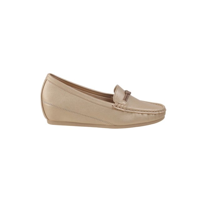 Mochi Women Gold Casual Loafers (SKU: 31-800-15-36)