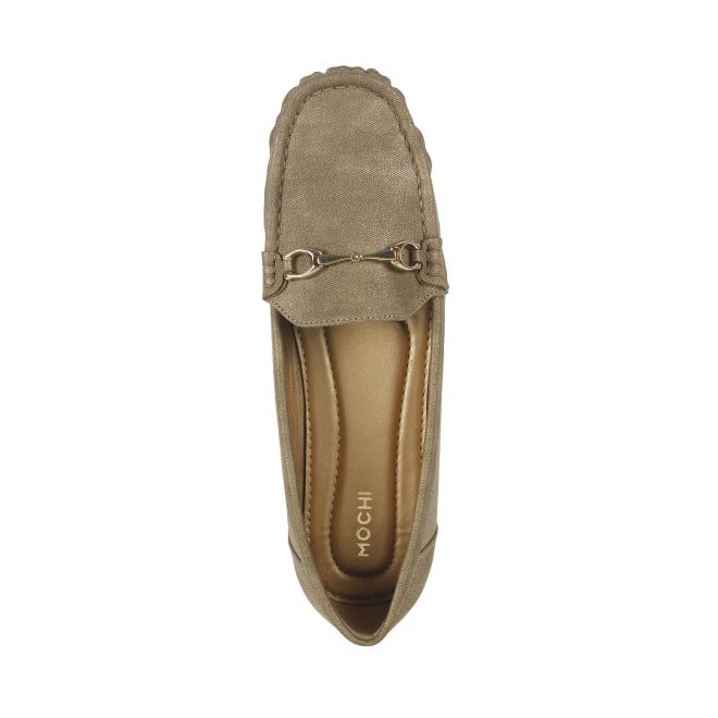 Mochi Women Gold Casual Ballerinas (SKU: 31-801-15-36)